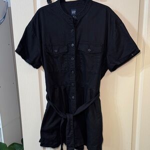 GAP Woman Black Button jumpsuit